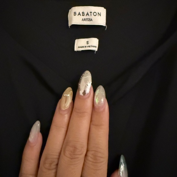 ❌SOLD❌ Aritzia Babaton Revive Dress - black/white sz small - Picture 4 of 8